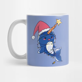 Cute Christmas Narwal Mug